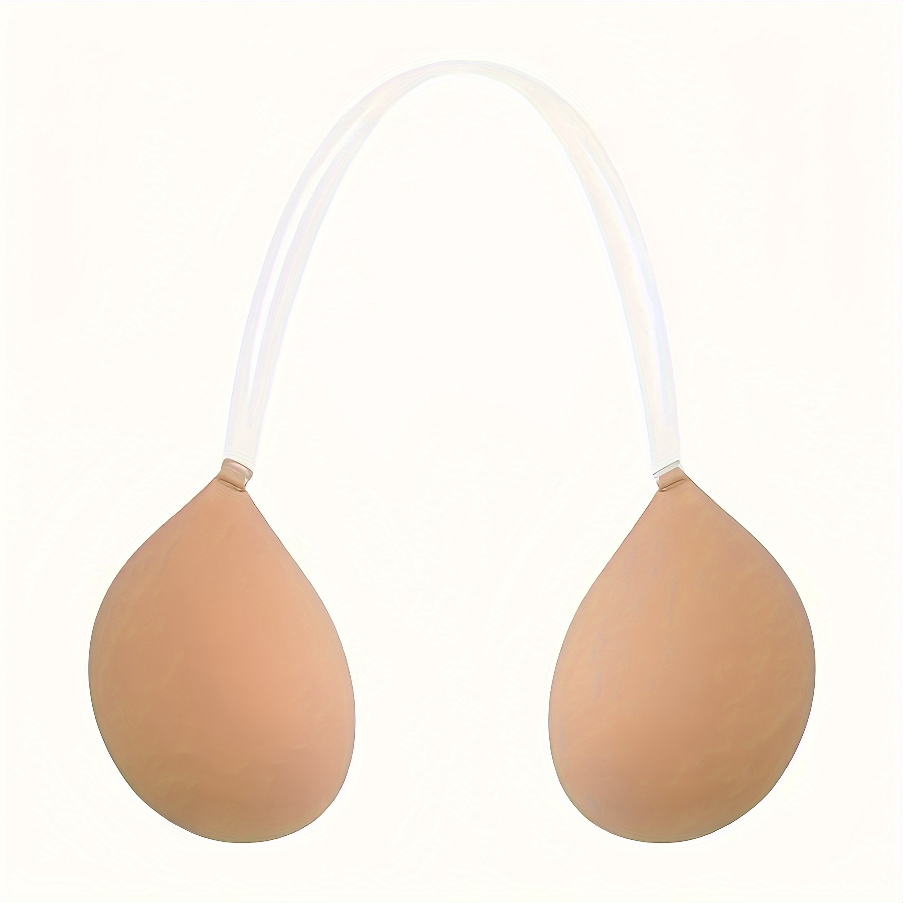 Image of Silicone Halter Covers, Push Up Sticky Bra Invisible Self-adhesive Bra Breast Pasties, Women's Lingerie & Underwear Accessories