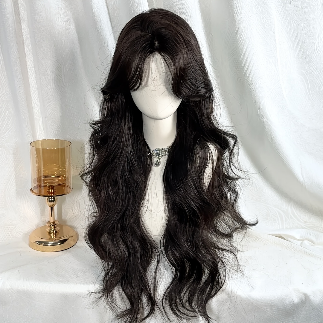   fits all wig 24 inch   section curly hair daily parties festive events wear a comfortable   wig
