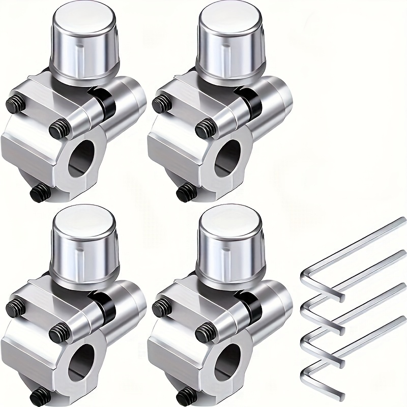 Juego de 4 válvulas de grifo para refrigerador Chinco BPV-31, aptas para tuberías de 1/4, 5/16, 3/8 de pulgada, compatibles con válvulas AP4502525, BPV31D, GPV14, GPV31, GPV38, GPV56, MPV31 - Reemplazo directo para mejora de válvula del sistema de agua de nevera