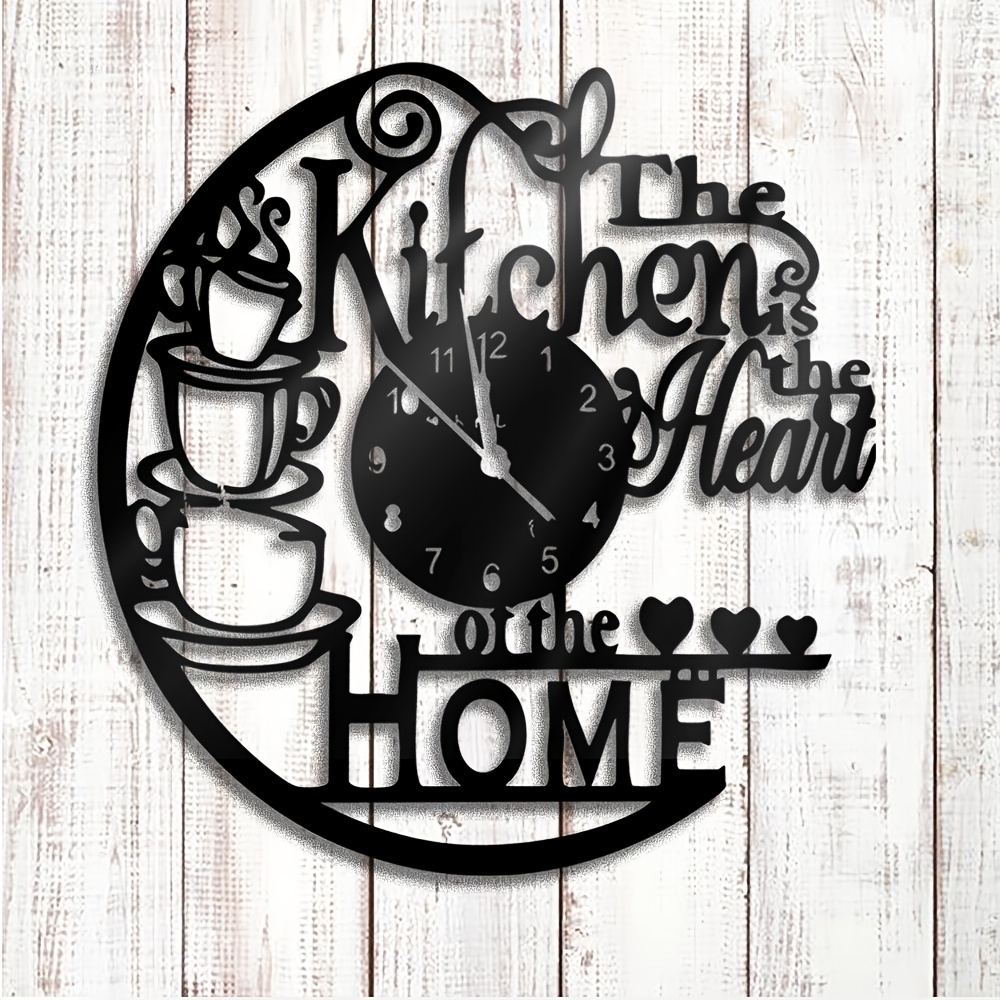 TEMU Of Home Metal Wall Art, Perfect For Kitchen, Dining Room, Coffee Bar, And Restaurant Decoration
