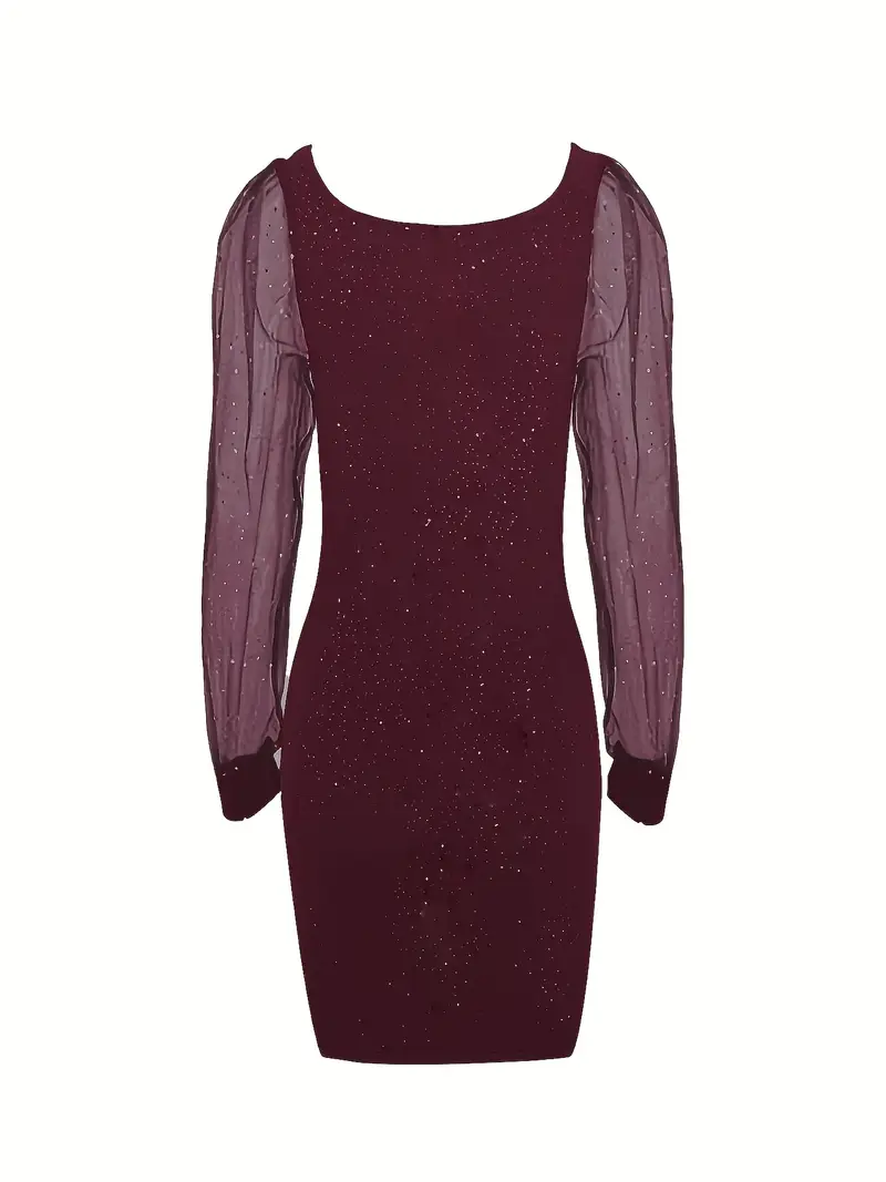 womens sequin v neck sparkling bodycon dress sheer evening - Temu Belgium womens sequin v neck sparkling bodycon dress sheer evening - Temu Belgium