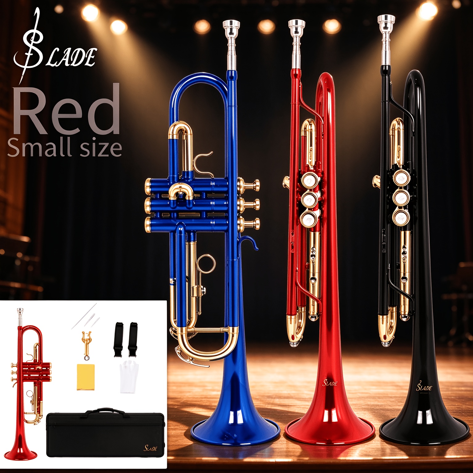 musical instruments trumpet sold on Temu United States