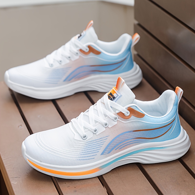 Men'S Running Shoes, Breathable Mesh Sports Casual Shoes for Summer, Lightweight Soft-Soled Mesh Sneakers