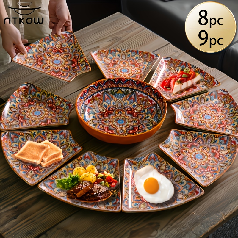 In Pakistan Dinnerware Set For 10 Heavy Weight Melamine Elegance