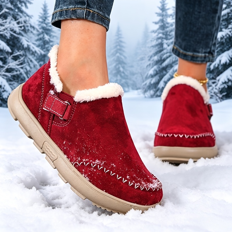 Women's Plus Size Wide Toe Box Ankle Boots for Comfort