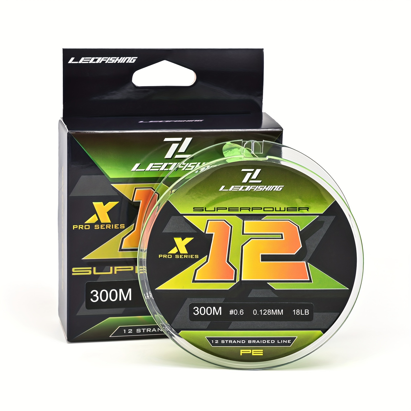 Leofishing 12x Pe Braided Fishing Line, Abrasion Resist Durable Thin Fishing Line For Outdoor Fishing Accessories 150m/300m