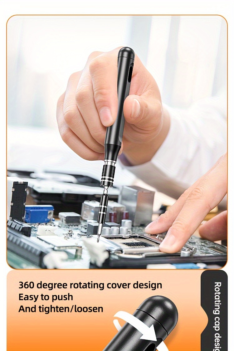 38 in 1 precision screwdriver set anti     alloy tips for glasses watches phones hex     ideal for office diy projects details 6