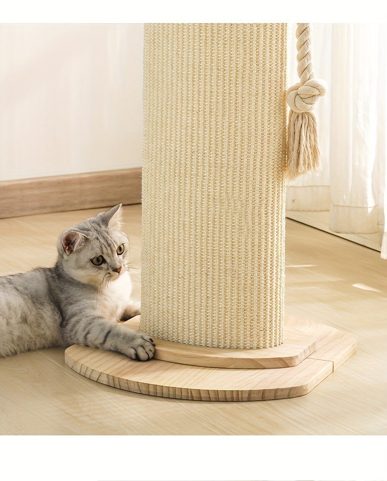 Cat Scratching Post: Durable Jute Rope Design, Suitable for Cats Pet  Supplies - Main Image
