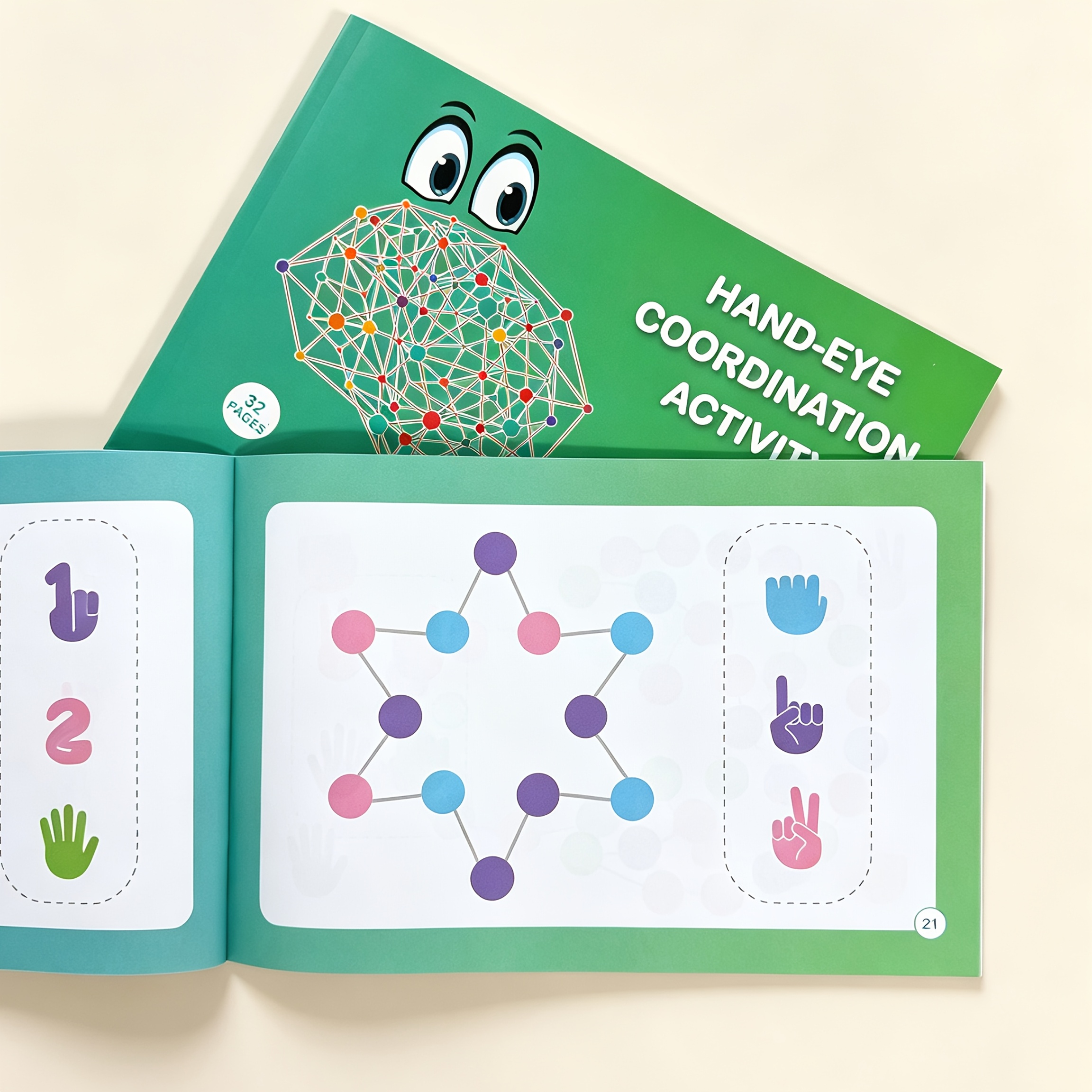 Hand-Eye Coordination Brain Activity Workbook for Toddlers