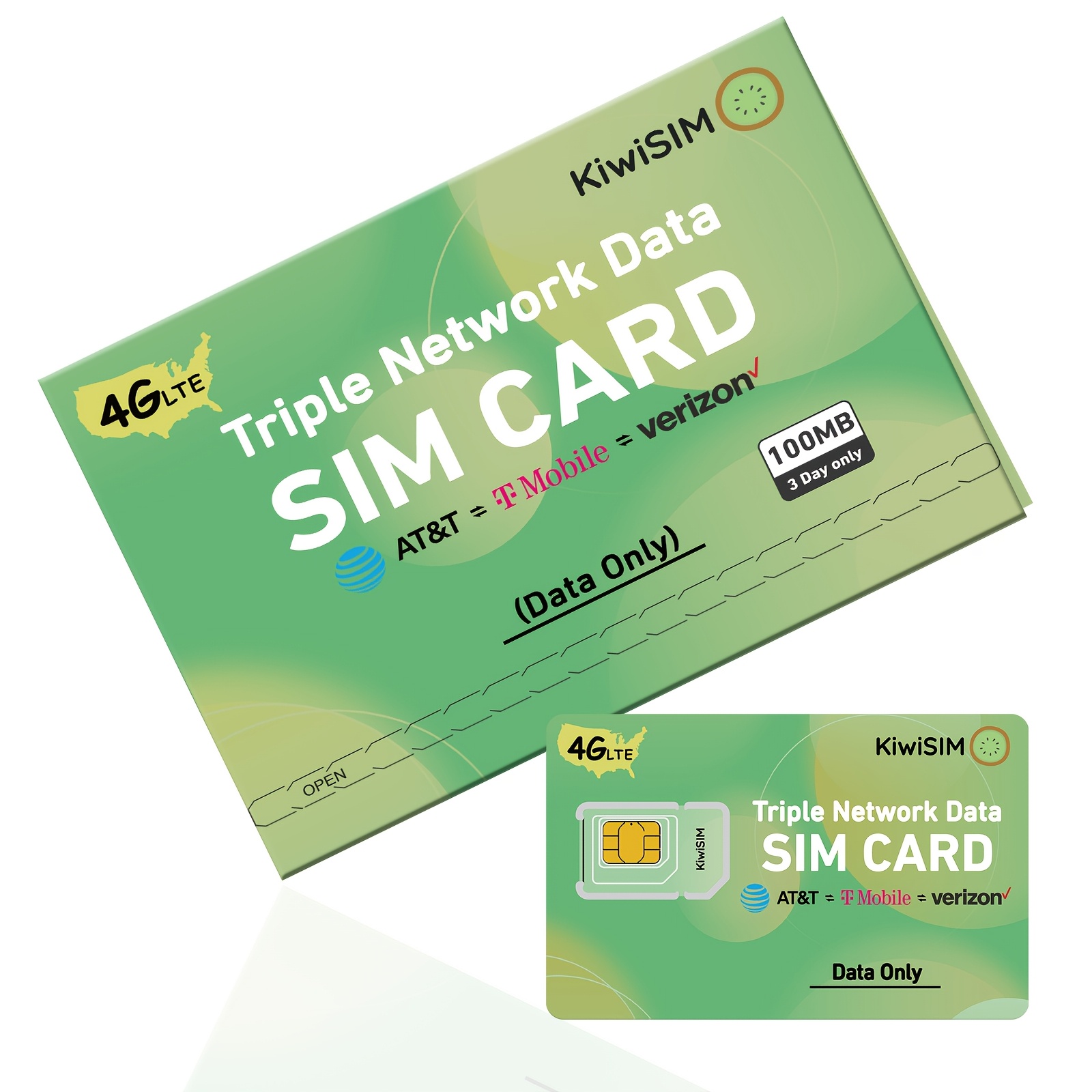 TEMU 2pcs Free Sim Card , Usa Coverage 4g Lte Cellular For Security Solar And Game Cameras Router Unlocked Iot Device, No , Number, 3-in-1