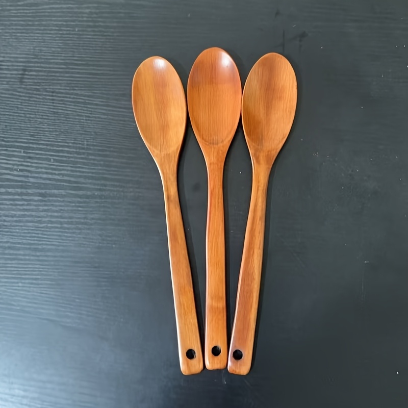 TEMU 3pcs Ultra-long Handle Durable Cooking Spoons, Long-handled Scoops - , Ergonomic , Comfortable Grip, Suitable For Stirring, Serving, Cooking,