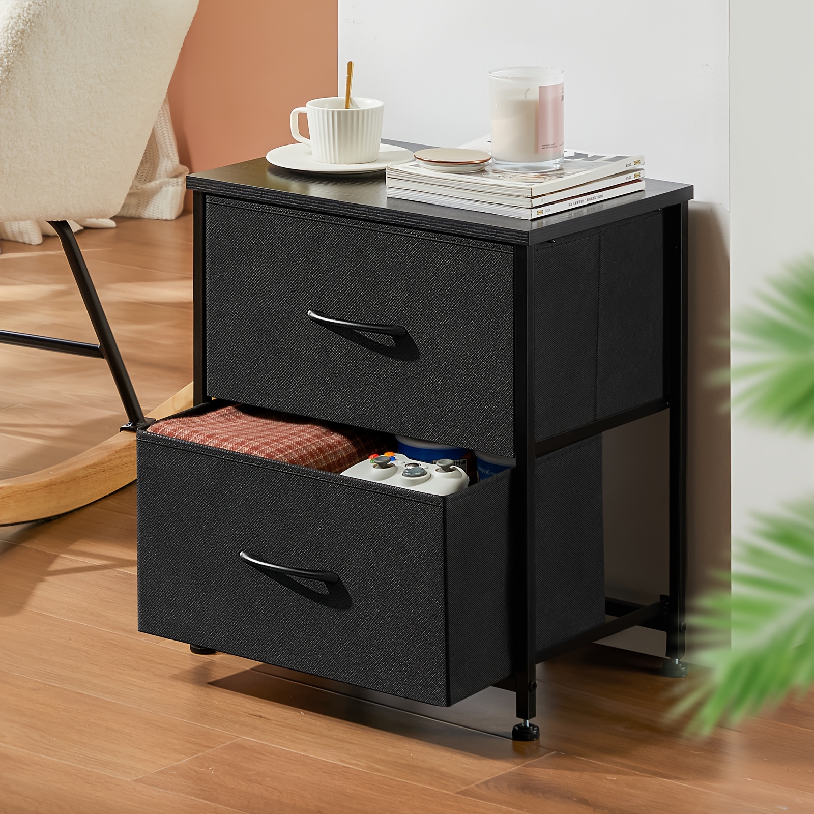 mini black crochet dress Black Small Dresser – VillelasCo Furniture main image 1