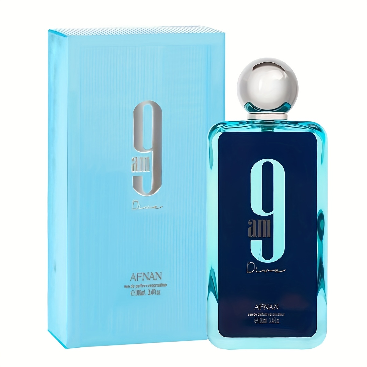 Men's Arabian Fragrance Eau de Parfum Spray - Long Lasting Fresh Woody Scent, Elegant Turquoise & Navy Blue Bottle - BPA-Free, Ideal Birthday Anniversary Gift for Him - Office, Travel, Everyday Use - Sophisticated Men's Cologne, Travel Perfume, Modern Masculine Aesthetic, Bpafree Perfume