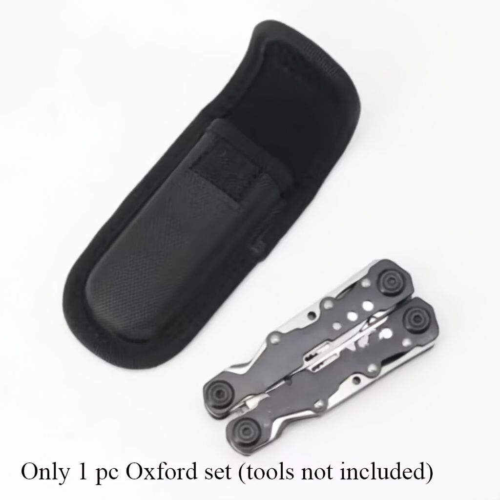 Image of A Multifunctional Oxford Pouch Sturdy And Durable, Worn Around The Waist, Suitable For Carrying A , Pliers, Flashlight - Convenient To Carry (tools Not Included)