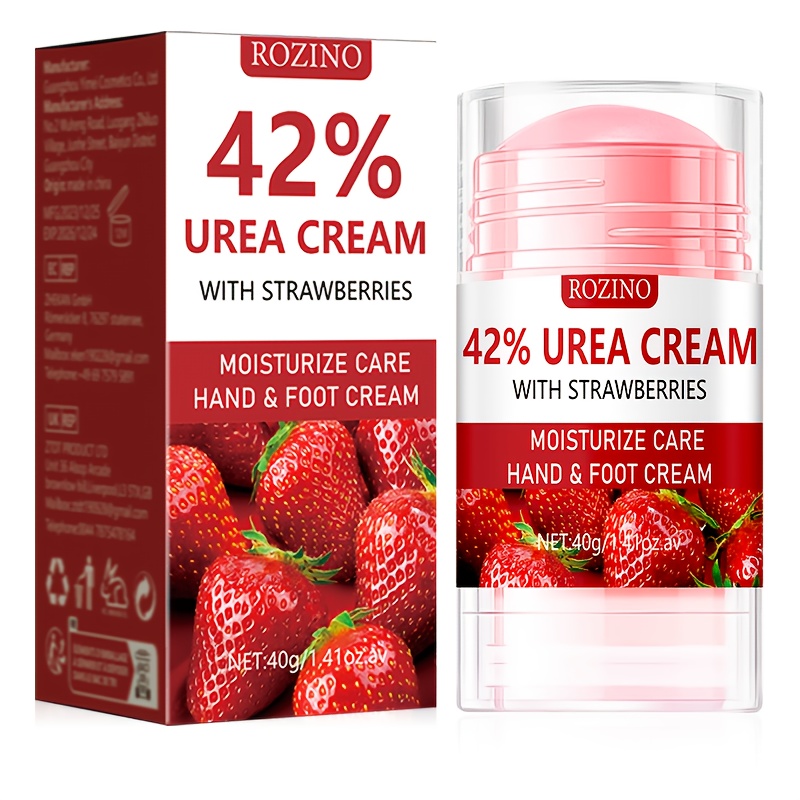 Image of [ ] Designed For Dry Hand Light Beige. Strawberry Hand And Foot Cream. Travel Gear Is Easy To Carry. Urea Hand And Foot Cream, Moisturizes, Moisturizes And Has A Glossy . . Refreshing .