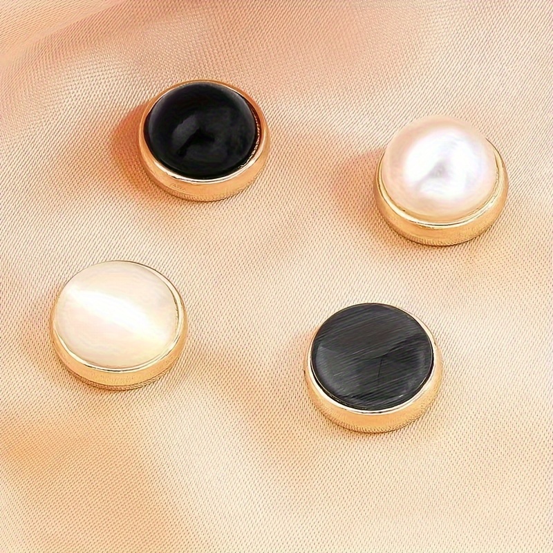 2/4pcs Magnetic Anti-slip Buttons Magnetic Mother And Buttons Hidden Fasteners Nail-free And Thread-free Decoration Removable For Neckline Anti-slip, Sleeve Fixing, Waist Tucking, Hem Shortening