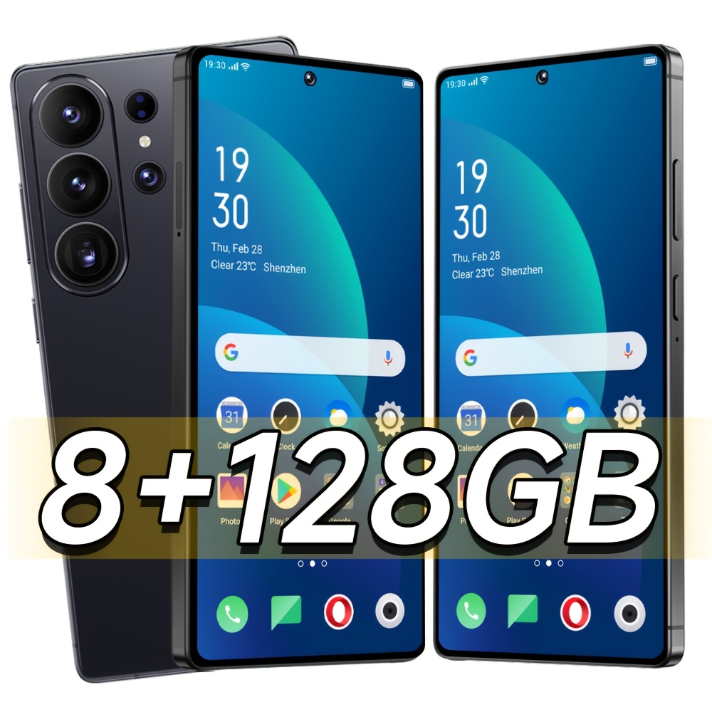Premium 2026 Ultra 5g Smartphone Unlocked, 6.8 Inch Clear Display, 8gb+128gb , Dual Standby, Built- Facial Recognition, Portable Daily Phone For Birthday Xmas New Year Gifting