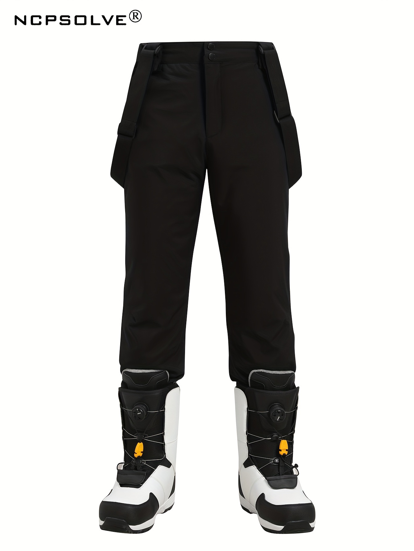 Winter Mens Slim Ski Pants Men's Winter Ski Bib Pants Insulated