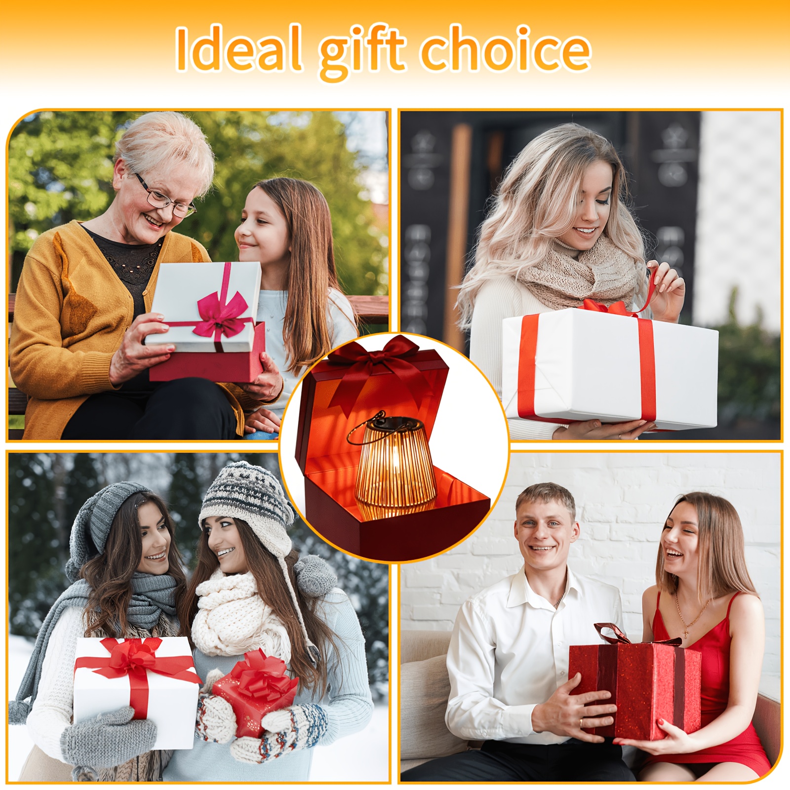 Hanging Solar Lanterns (with Built-in LED Bulbs), Outdoor Garden Decorative Lights, Ideal for Decorating Garden Paths And Patios, A Unique Birthday Gift for Women