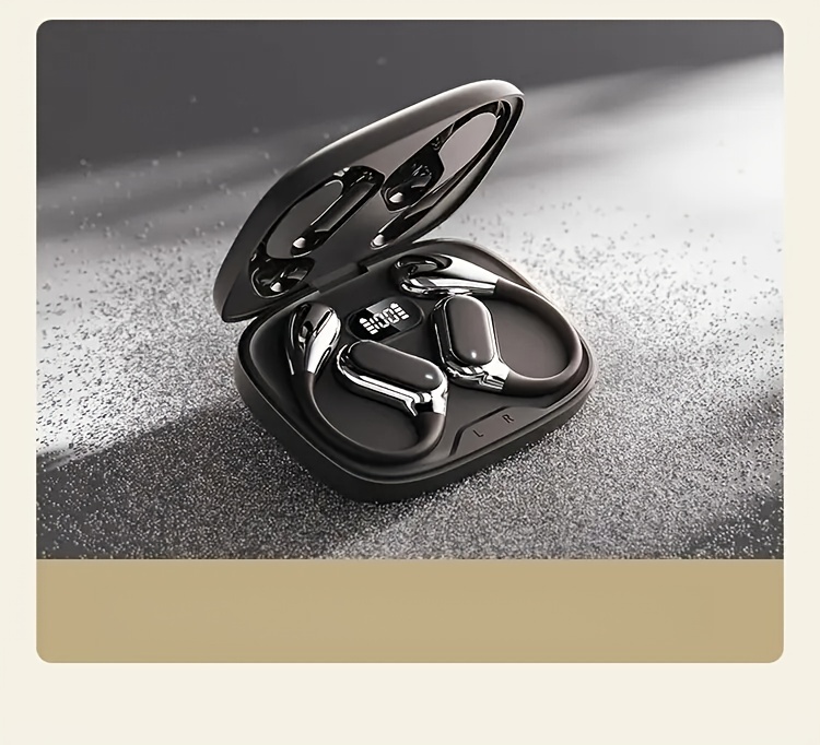 New Senyang New Style True Wireless On-Ear Earbuds Music Non-In-Ear Headset Gaming Couple Earbuds Video TWS HIFI Bass 9D Stereo HD Calling Earphones for Android for Iphone Cellphone Sports Earpieces Smart Headphones for Halloween Day Gift