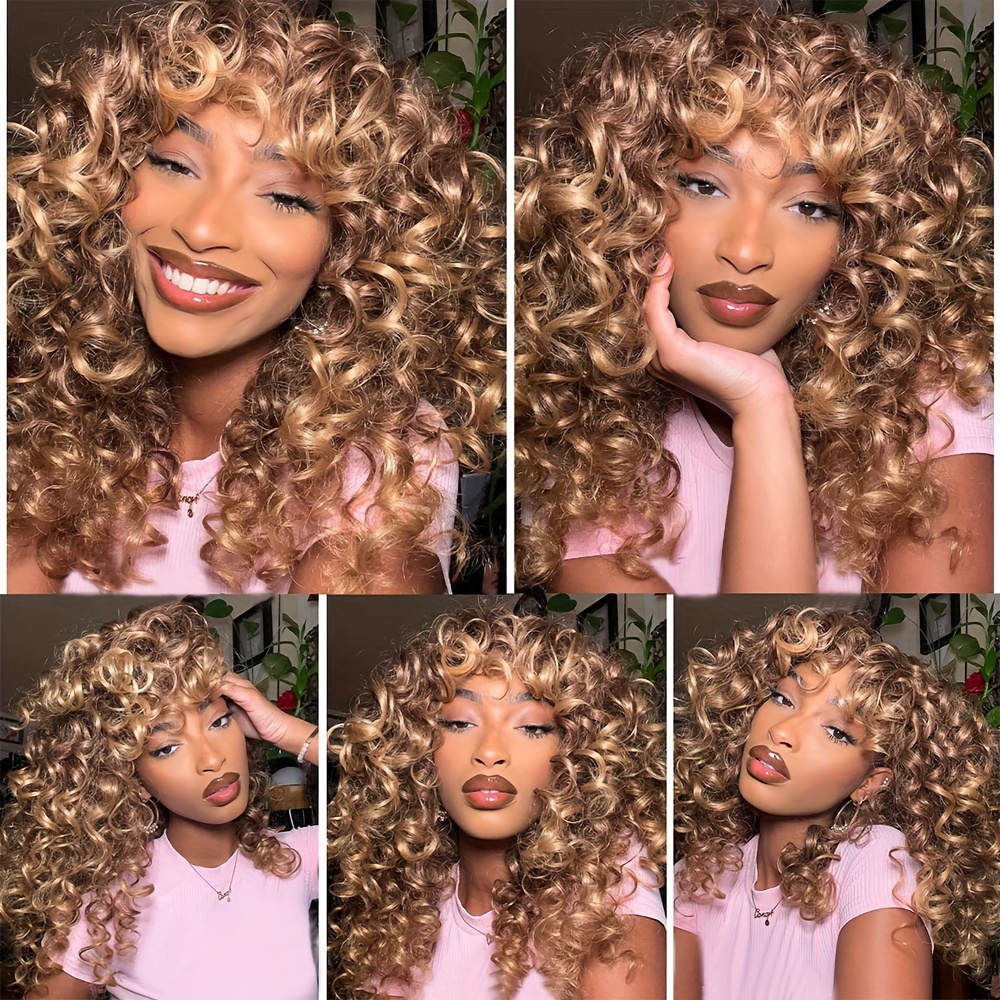Temu Long Curly Synthetic Hair Wigs For Women Girls Heat Resistant Hair  Replacement Wigs For Daily Cosplay Party - Beauty & Personal Care - Temu  29.99