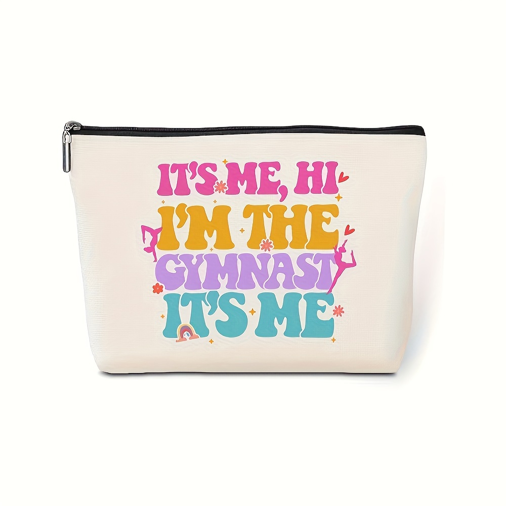 

I'm The Gymnast, Gymnastics Gifts, Gymnastics Stuff, Gymnast Team Graduation Gift Appreciation Makeup Bag Funny Cosmetic Bags Thank You Gifts For Women Girls Gymnastics Friend Coworker Birthday