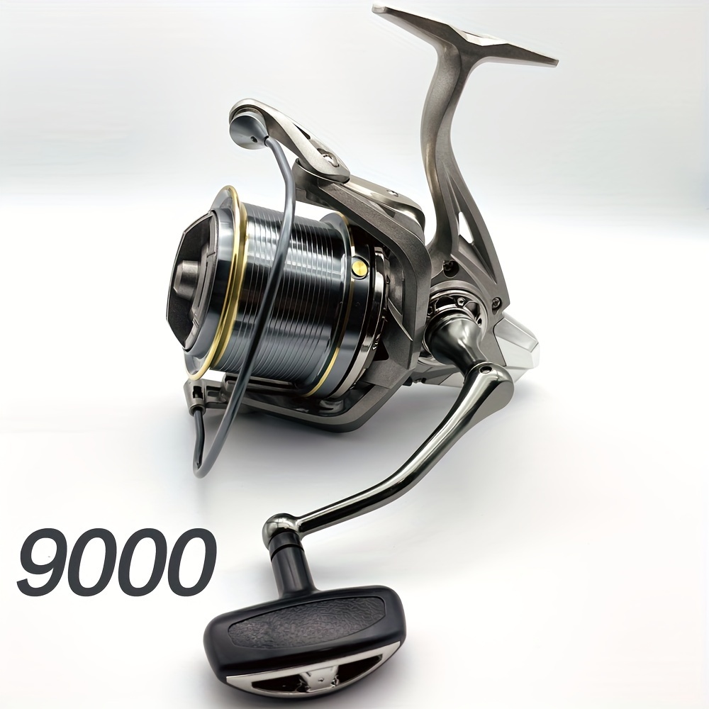 TEMU Ngk8000-14000 Model Fishing Reel, Metal Spinning Reel For Sea Fishing, Long-distance Casting, Anchor Fishing Reel, Fishing Gear, Fishing Line