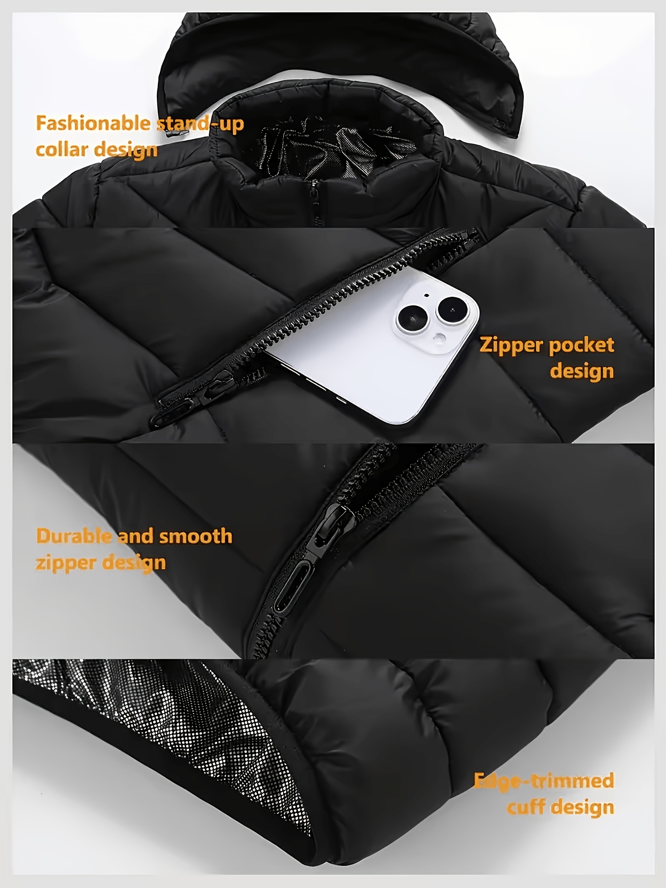 Men's Heated Jacket with USB Electric Coat