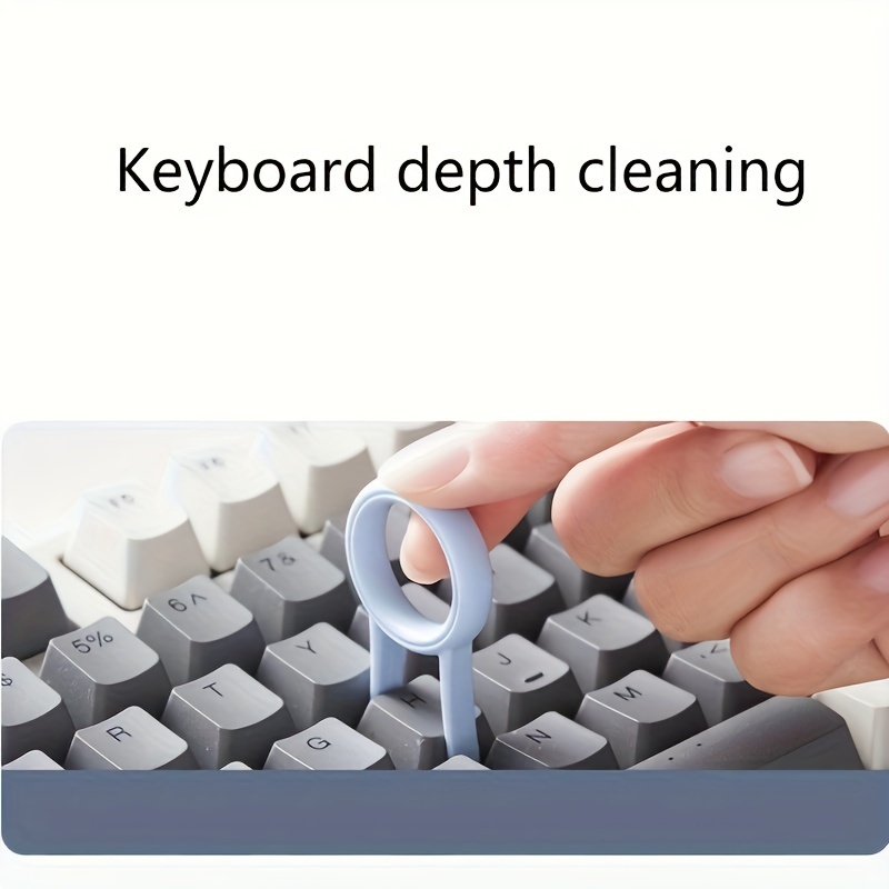 7 in 1 multi purpose cleaning kit for keyboards earphones screens nylon brushes for detailed cleaning ideal for phone keycaps crevice details details 3