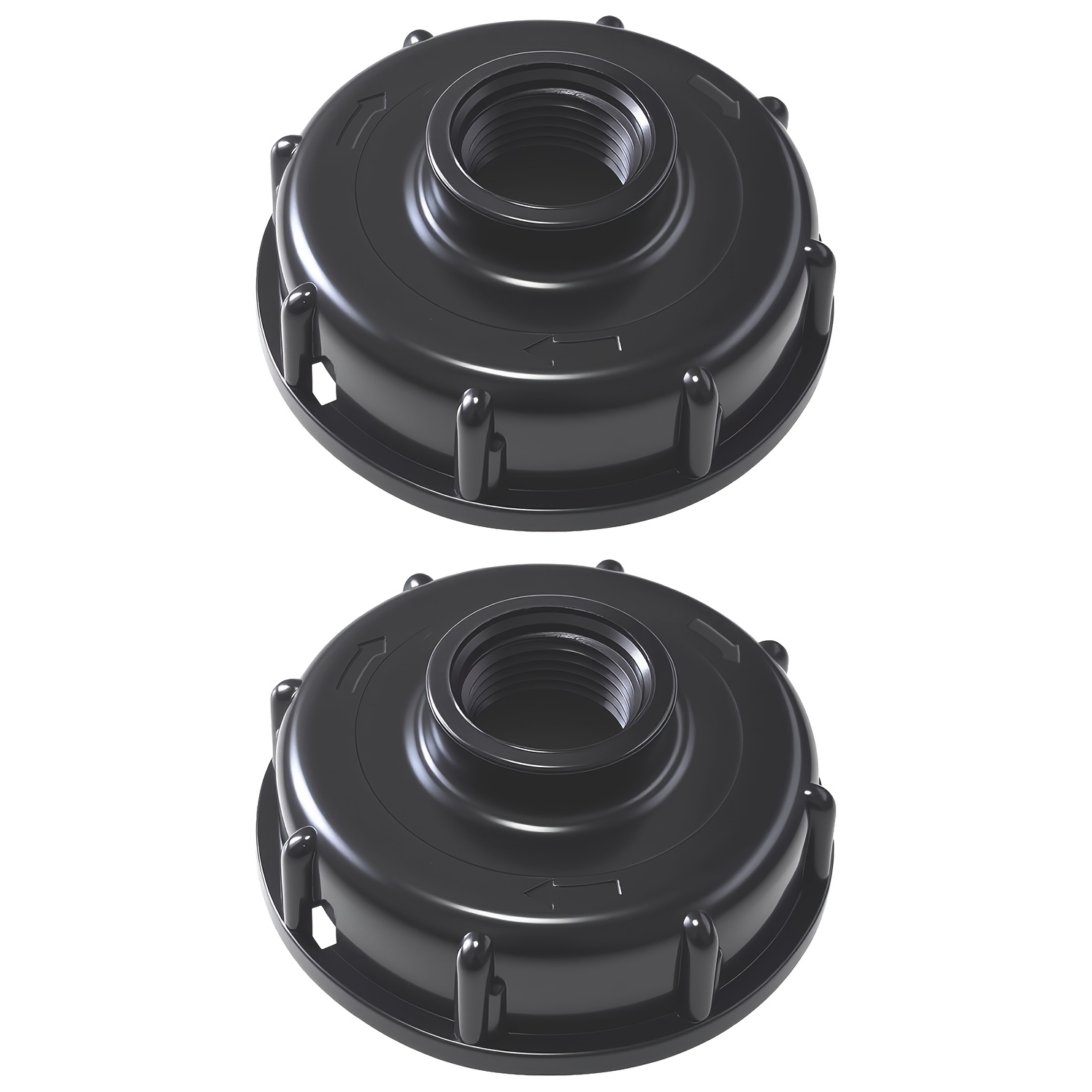 TEMU Kit de 2 conectores de válvula para IBC, adaptador con externa gruesa S60 X roscas de 3/4", accesorio para válvula de de agua, conexión de