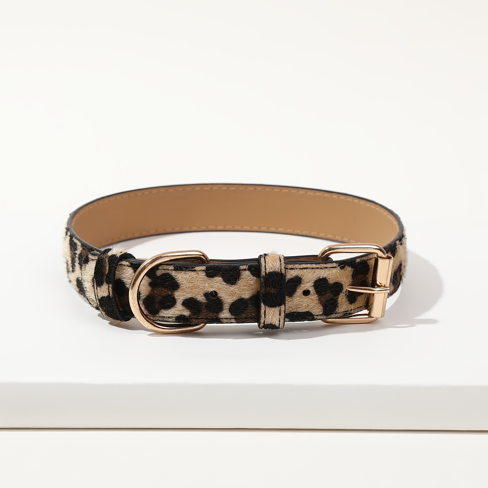 E-shop 1 Stück Neuer Stil Verstellbares Schlangen- Leopardenmuster Haustierhalsband, Geeignet für Katzen Hunde, Modisches Sicheres -Verlust