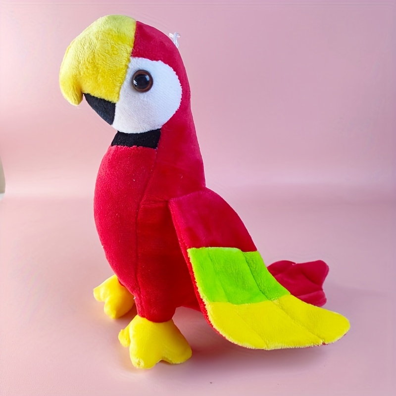 Cute Simulation Parrot Plush Toy - Durable, Soft, Chewy, Interactive Fun - Pet Grinds Teeth, Relieves Boredom, Suitable for Small and Medium-sized Dogs