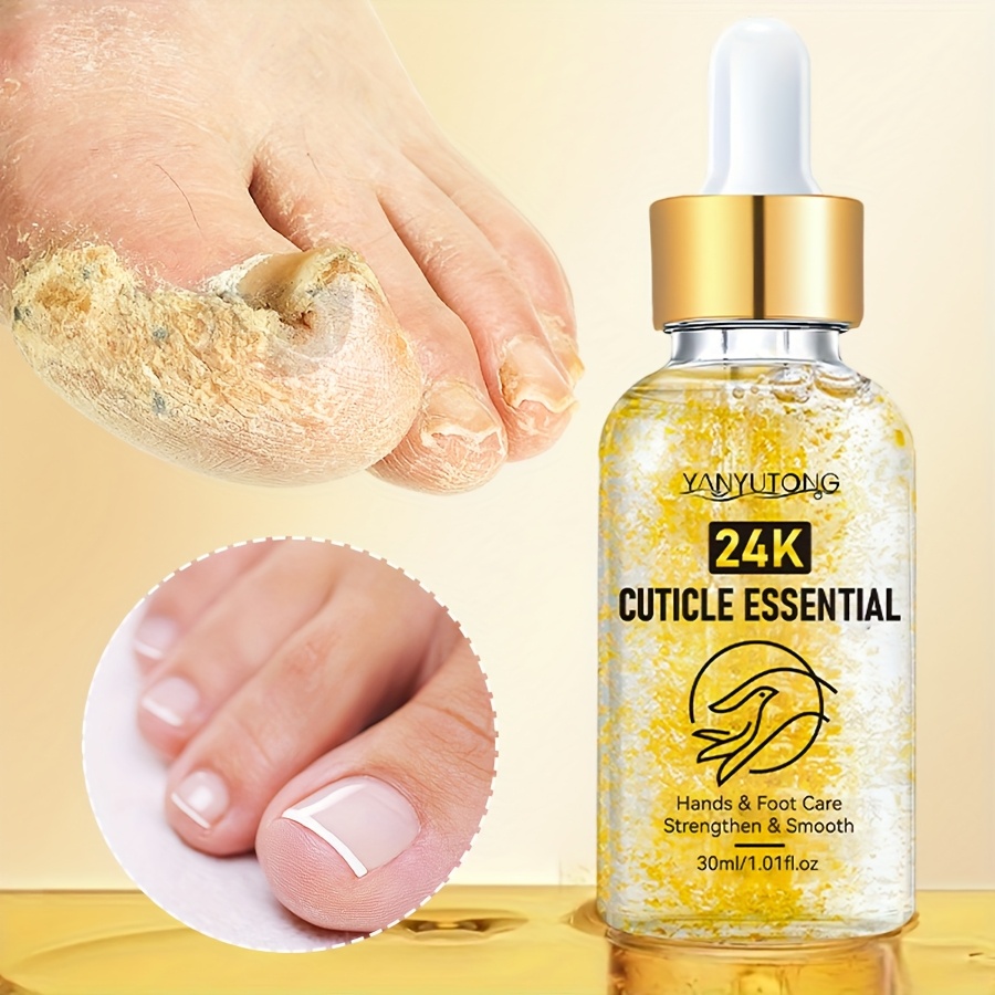 TEMU 30ml Formaldehyde-free 24k Nail Strengthening Gel With Vitamin E & Keratin - Quick-absorbing Nail Polish Suitable For, Thin, Soft, , Broken Or Damaged Nails - 7-day For Hands &