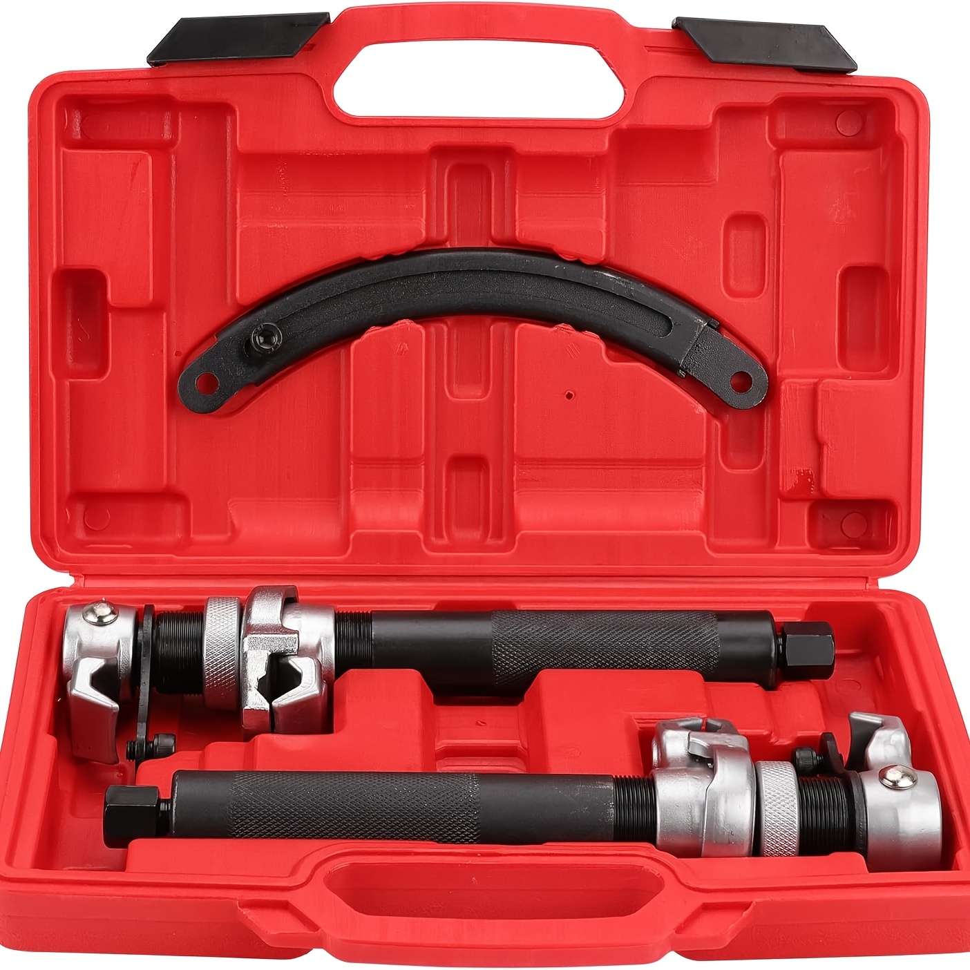 TEMU Sedy 3pieec Coil Spring Compressor Tool Set 2200lbs Capacity With Locking Pins Heattreated Carbon Steel 1411in Jaw Opening Strut Spring Removal