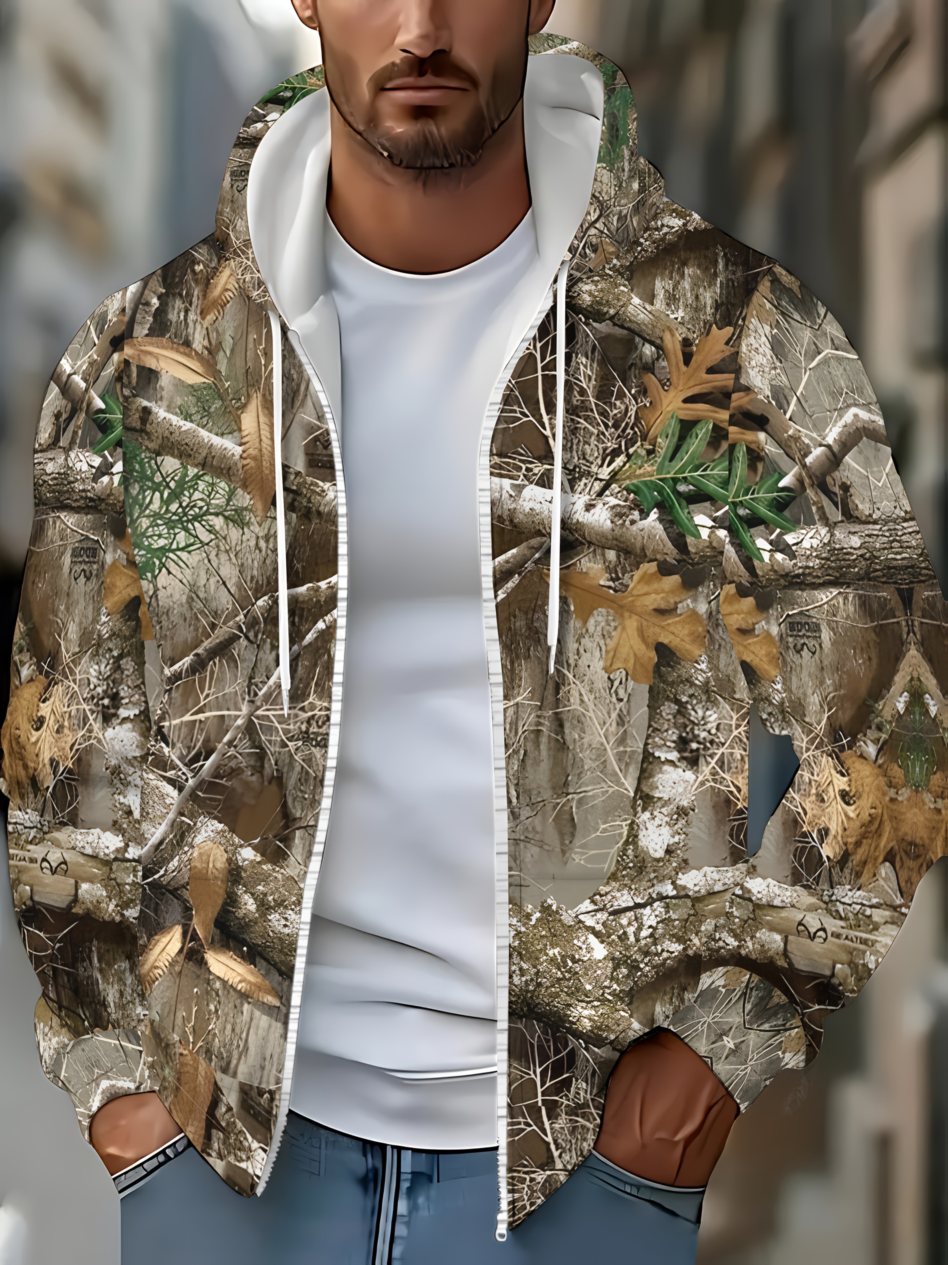 camo jacket sold on Temu United States
