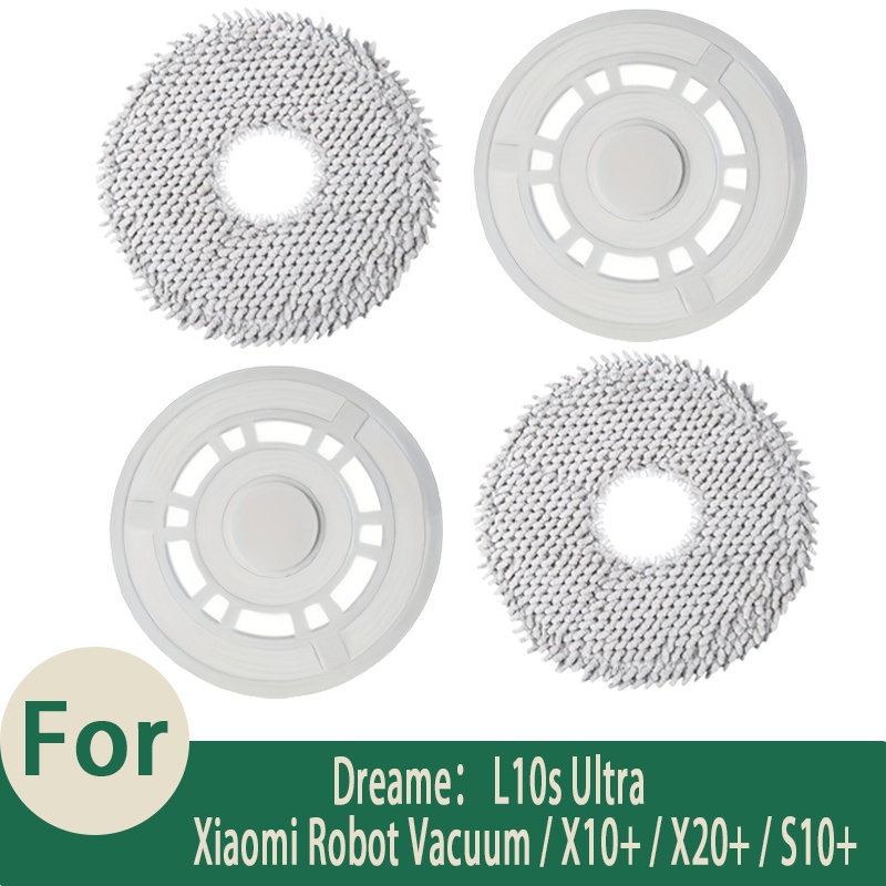TEMU 4 Mop Pad Board Sets Suitable For L10 Ultra And Xiaomi X20+, X10+, And S10+ Robot Vacuums. This Mop Pad Replacement Base Is A High-quality