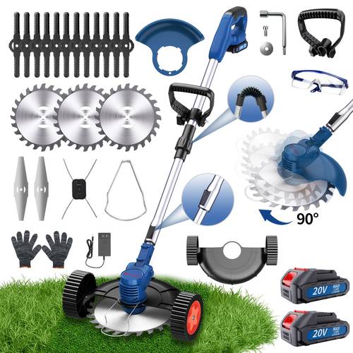 item picture english portable household cordless grass trimmer yard weeder with and large capacity lithium battery high power motor free bonus gifts for lawn garden yard holiday gifts for men local
