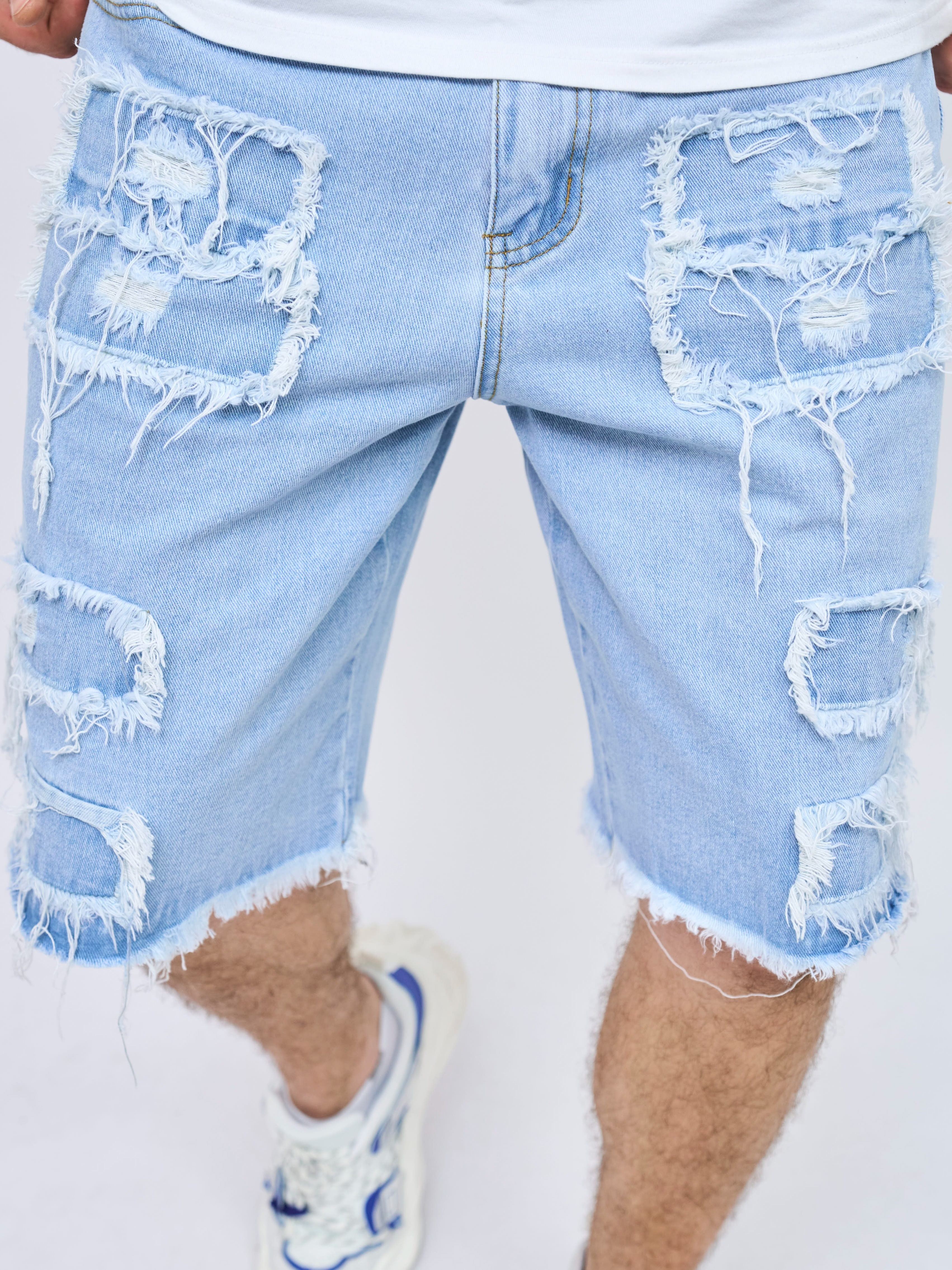Temu Chores Cortos De Moda Hombre Moda Jeans Corto Hombre Shorts