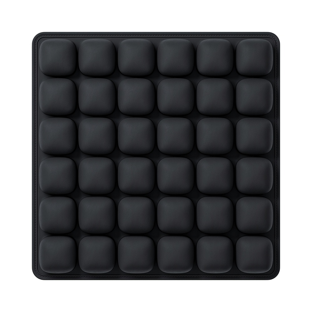 TEMU 1 pièce à 36 , gonflable 3D, Gonflage par pression pompe, Coussin de soutien pour bureau, chaise de bureau, Coussin ergonomique à réglable,