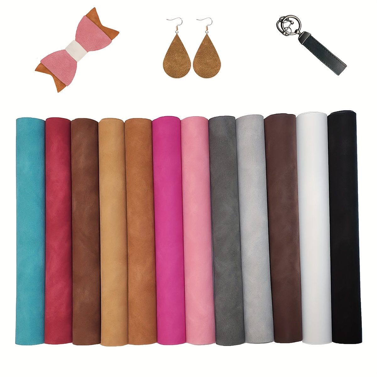 

12pcs 21 X 30cm Soft Artificial Leather - Pu Leather - Suitable For Handicrafts, Sewing, Diy Craft Projects