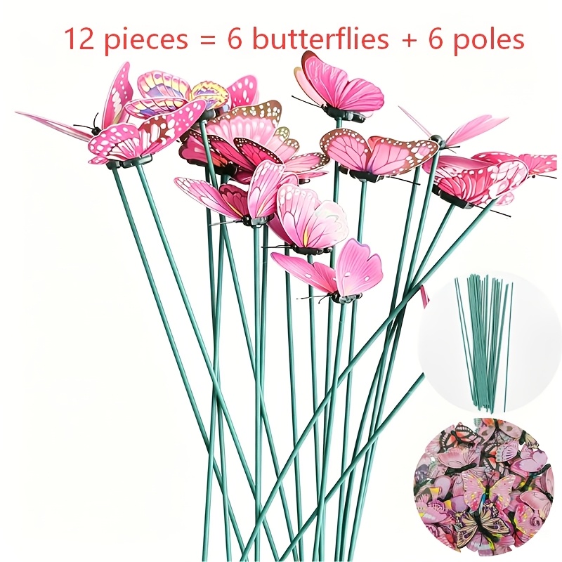 TEMU [3d] 12pcs Ground Stakes, Suitable For Outdoor Long-distance Decoration, With Styles To Fit Different Scenes. Suitable For Halloween,