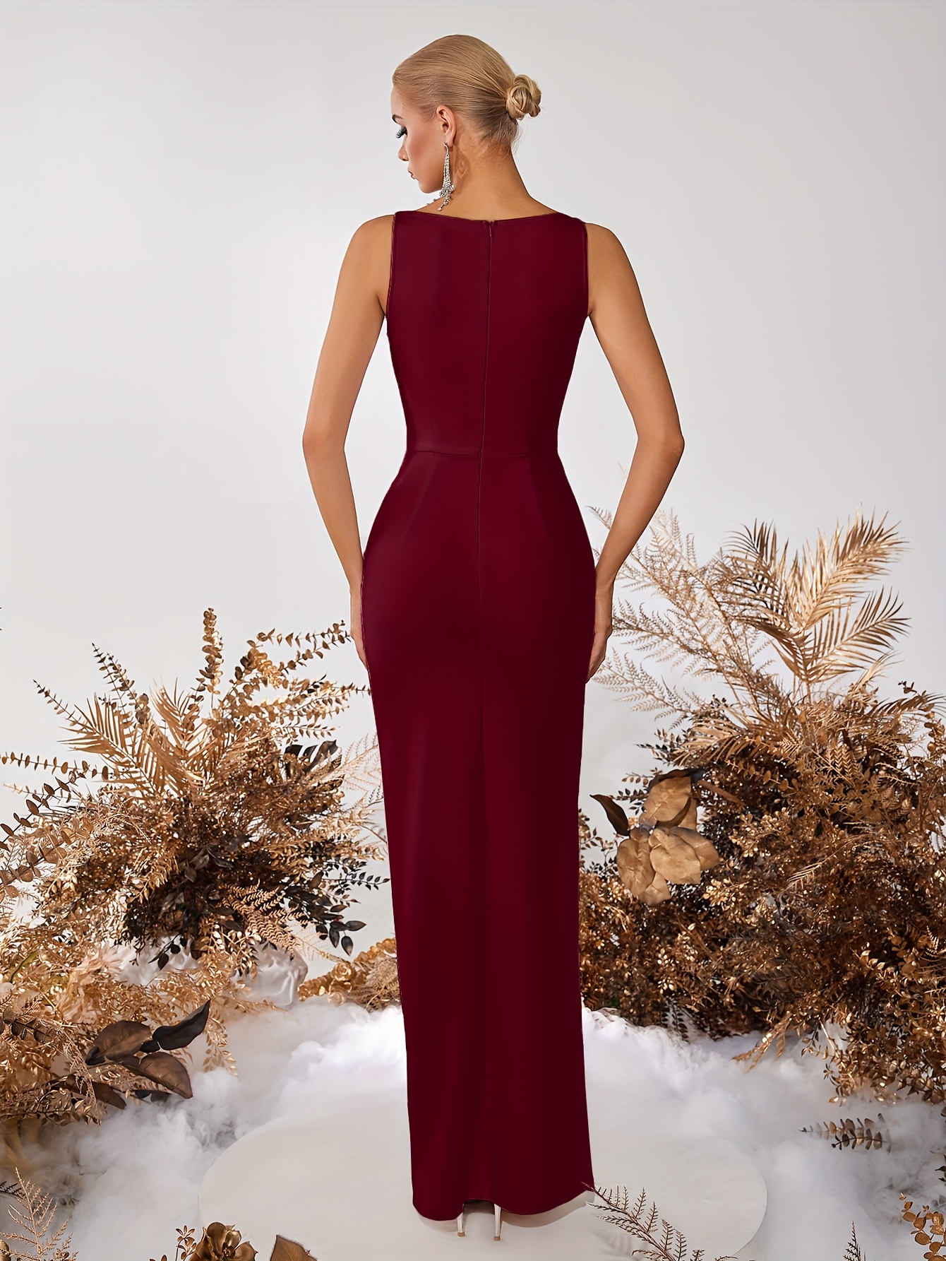 green emerald velvet dress Long Black Tie Formal Party Dress – The Dress Outlet