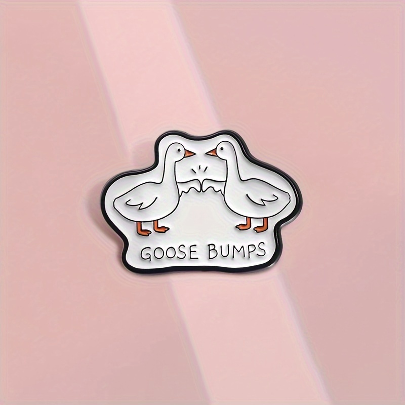 

Cute Goose Enamel Pin - Cartoon Duck Brooch For Backpacks & Collars, Fashion Accessory, Oppryn