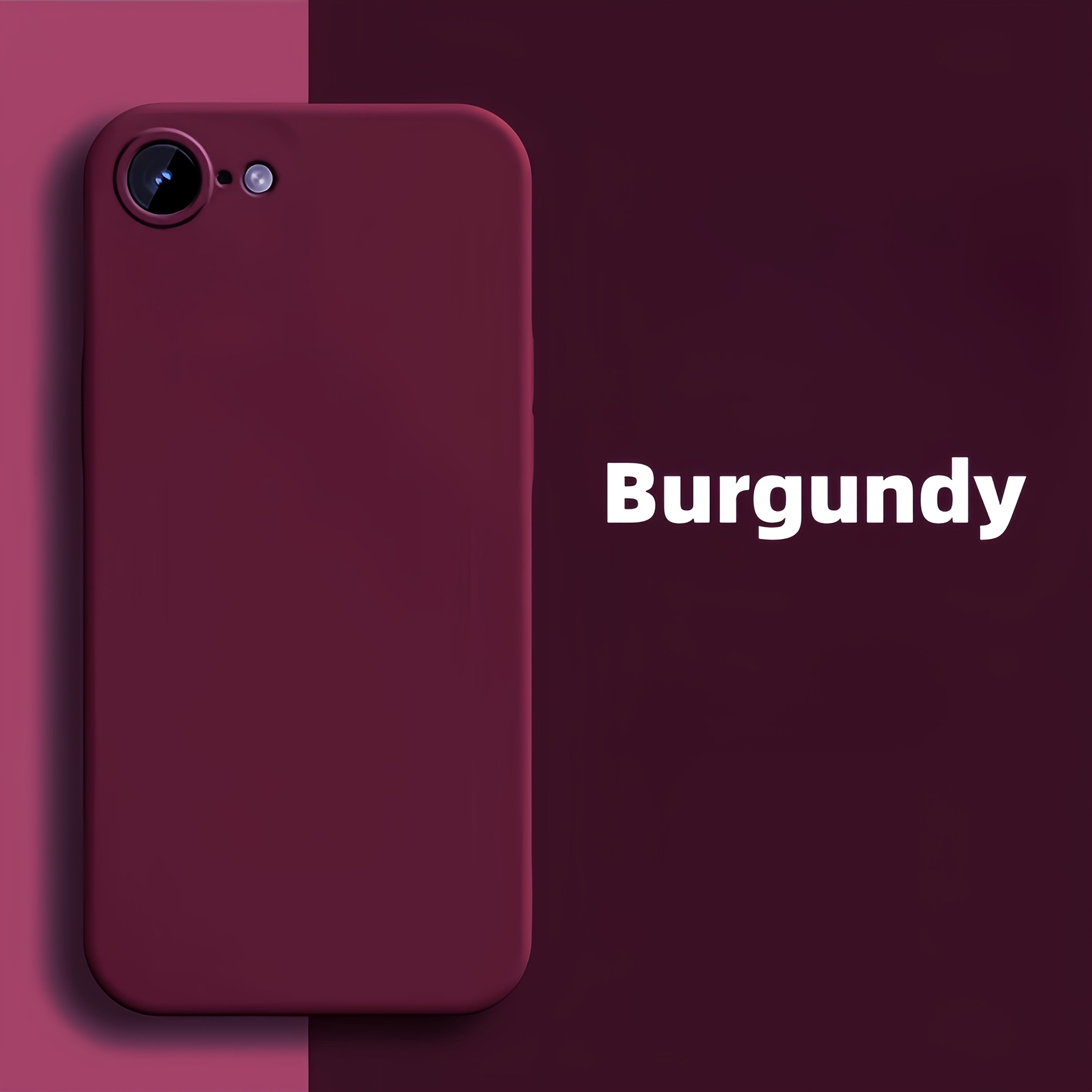 TEMU Phone Case: Phone Case - Luxurious Solid Color Shockproof Slim Protective Case, Suitable For Iphone 17e/16e, Providing Protection For Your Phone