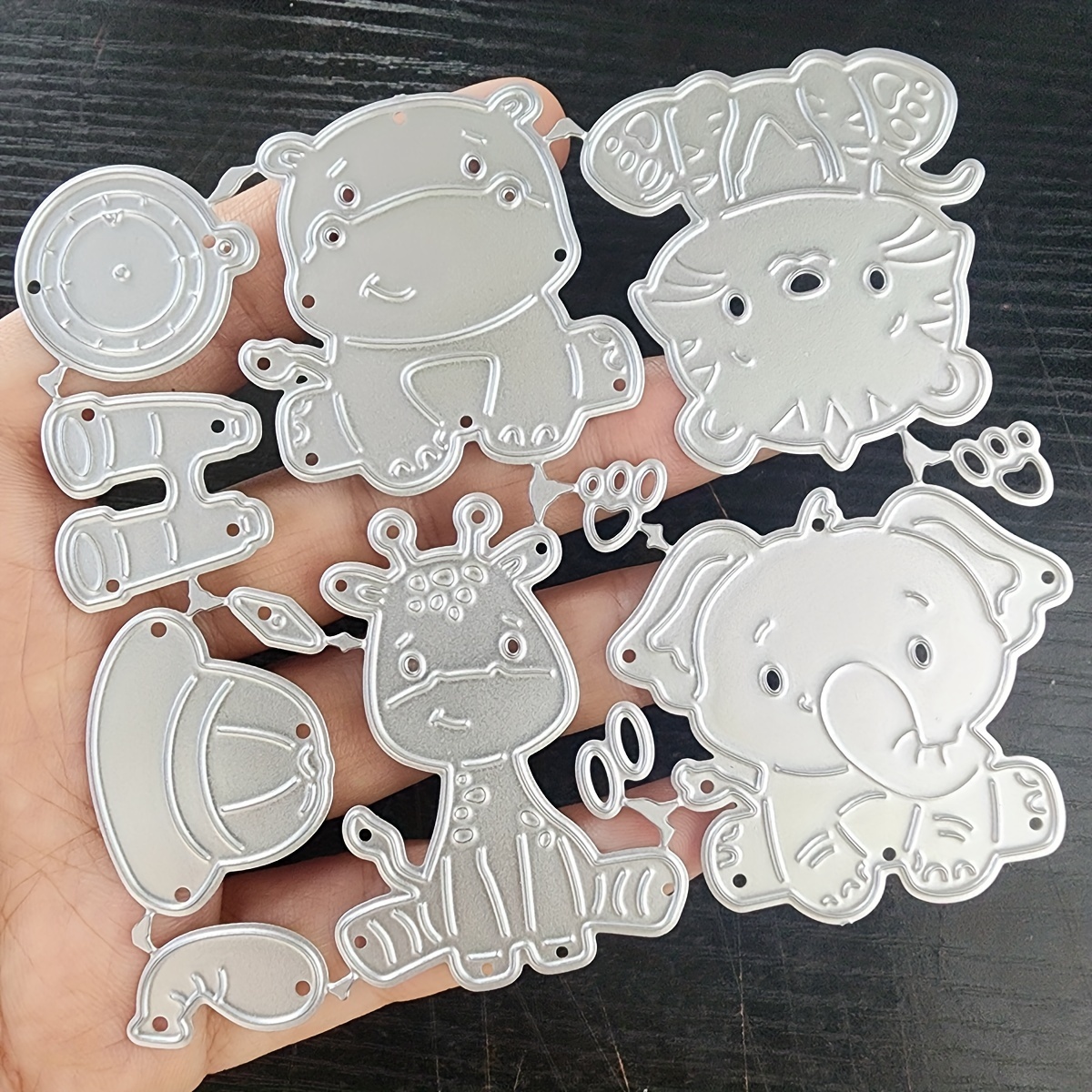 1pc Animals Metal Die Cuts For Scrapbooking, Diy Handmade Photo Album, Card-making Embossing Stencil