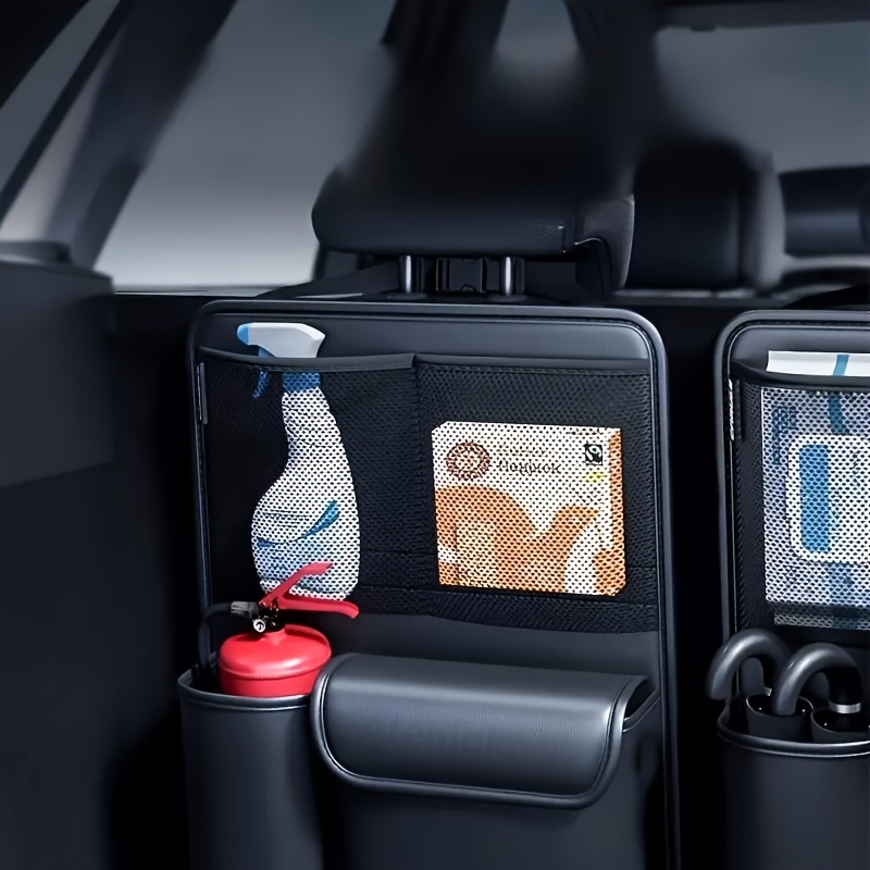 ATENJQKG Car Trunk Organizer with Multi-Compartment Storage