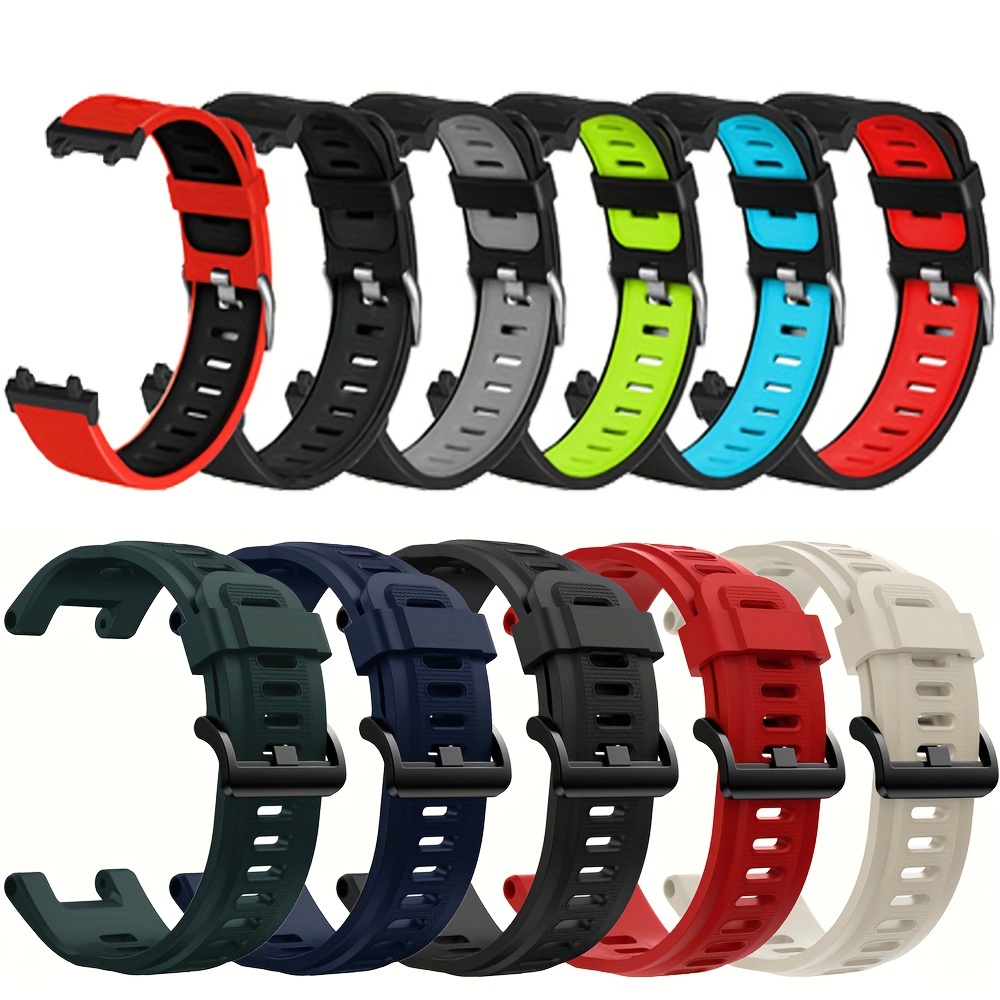 

1pc Silicone Watch Band Suitable For Huami /t-rex , Sports Replacement Wristband, With Tools, Suitable For Men And Women