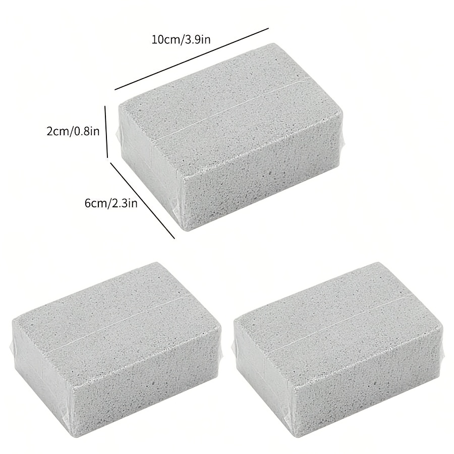 Image of 3pcs Barbecue Cleaning Bricks,household Items, Cookware Barbecue Tool Accessories,magic Stone Barbecue Cleaning Brush, Barbecue Scraper, Decontamination And Oil Cleaning Brush