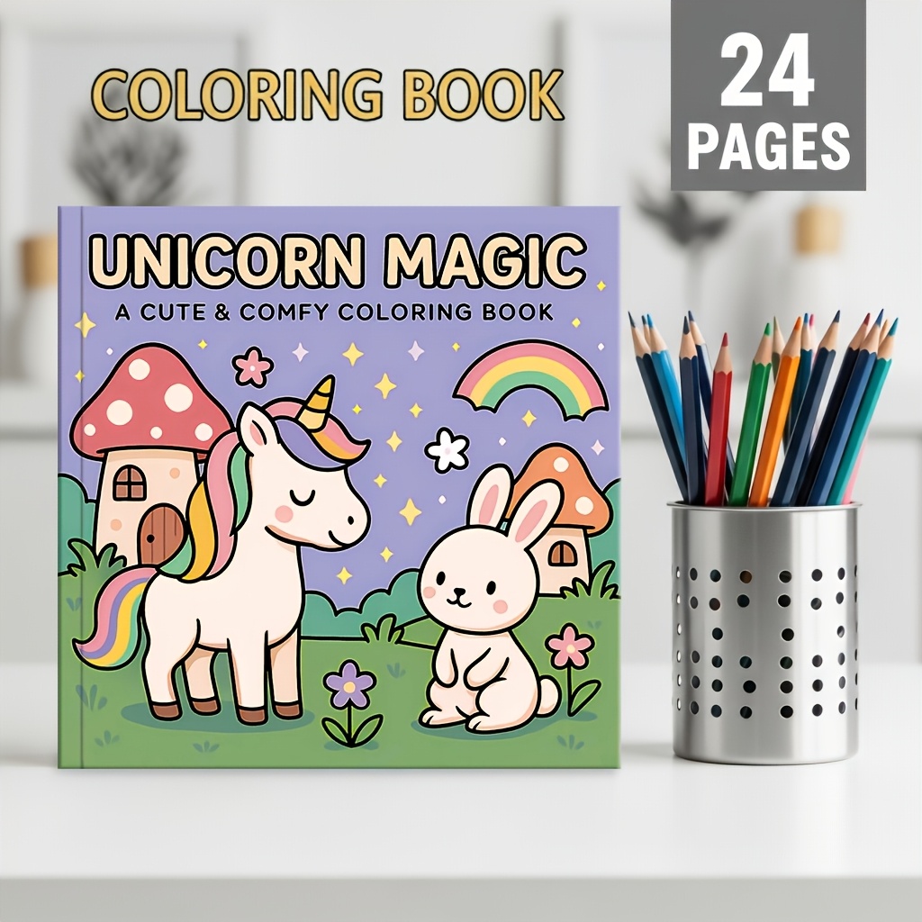 A Coloring Book Featuring , With 24 Pages Of Fun Cartoon Designs, Perfect For Kids. An Ideal Gift For Back-to-, Day, Of Year, Or Birthdays