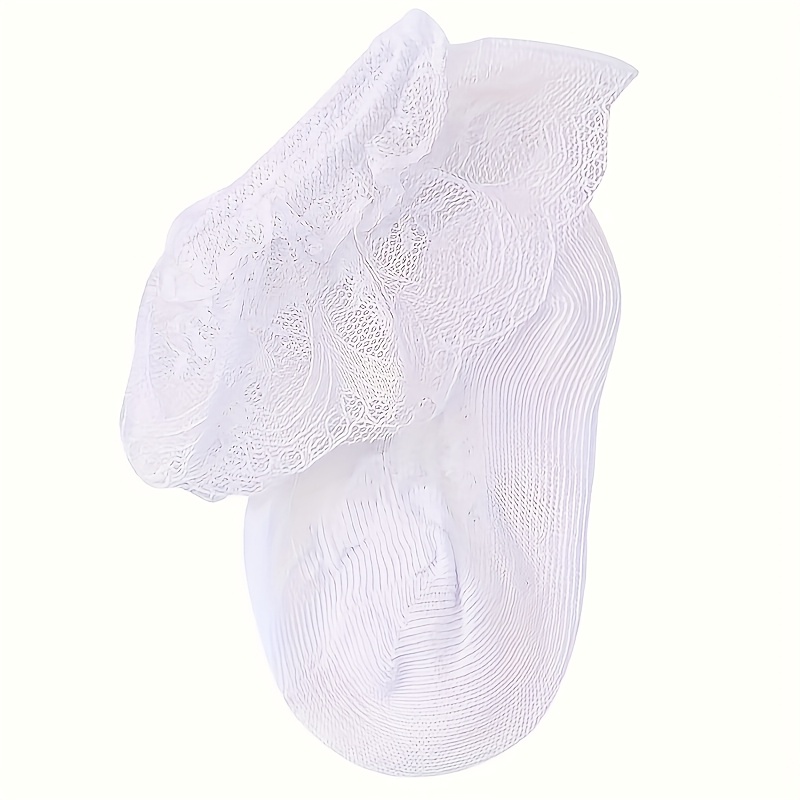 Een paar lichtgewicht, ademende, met kant afgewerkt